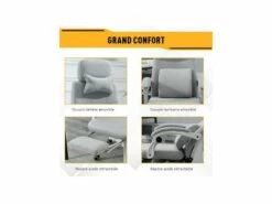 Fauteuil De Bureau MANAGER Lin Gris -mobilier de bureau Shop siege de bureau 19173063