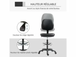 Chaise De Travail EDDY Noire -mobilier de bureau Shop siege de bureau 19173137