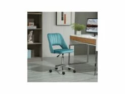 Chaise De Bureau Design VALERIA Bleu Canard -mobilier de bureau Shop siege de bureau 19173155