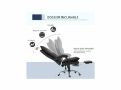 Fauteuil De Bureau STAN Noir -mobilier de bureau Shop siege de bureau 19173245