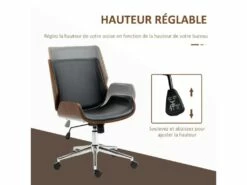 Chaise De Bureau Vintage CONRAD Bois -mobilier de bureau Shop siege de bureau 19173277