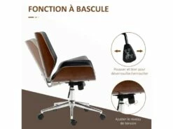 Chaise De Bureau Vintage CONRAD Bois -mobilier de bureau Shop siege de bureau 19173279