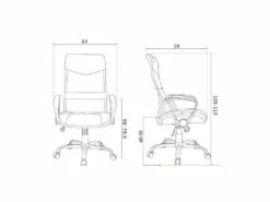 Chaise De Bureau Pivotante Tao Noire -mobilier de bureau Shop siege de bureau 19173329