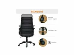 Fauteuil De Bureau Massant MAYOR Noir -mobilier de bureau Shop siege de bureau 19173341