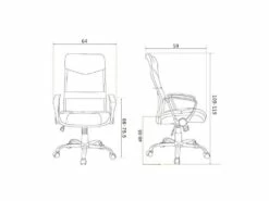 Chaise De Bureau Pivotante Tao Grise/Noire 5 Chaise De Bureau Pivotante Tao Grise/Noire -mobilier de bureau Shop siege de bureau 19173375