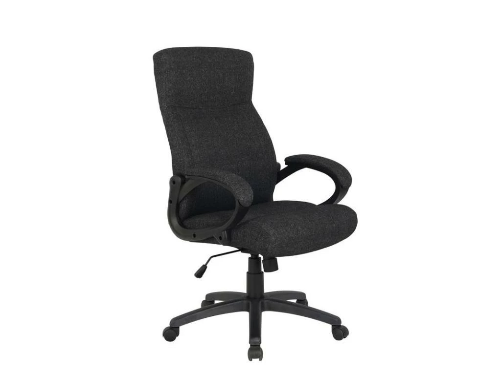 Chaise De Bureau Paras Tissu Noire 1 Chaise De Bureau Paras Tissu Noire