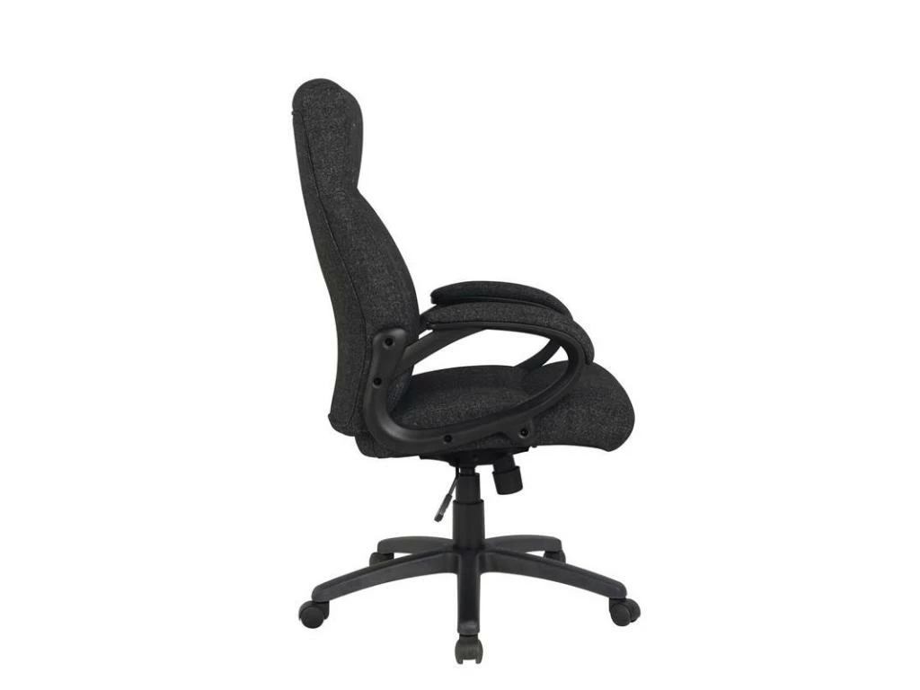 Chaise De Bureau Paras Tissu Noire 5 Chaise De Bureau Paras Tissu Noire – Image 5
