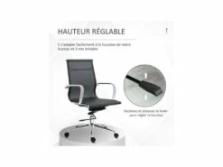 Fauteuil De Bureau HERALD Noir -mobilier de bureau Shop siege de bureau 19173659