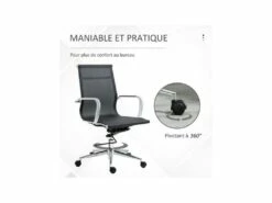 Fauteuil De Bureau HERALD Noir -mobilier de bureau Shop siege de bureau 19173663