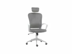 Fauteuil De Bureau SMART Velours Gris