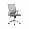 Fauteuil De Bureau Design HILGE Gris Et Blanc