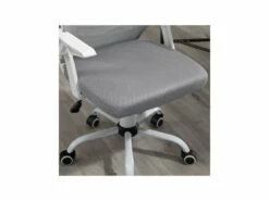 Fauteuil De Bureau Design HILGE Gris Et Blanc -mobilier de bureau Shop siege de bureau 19174145