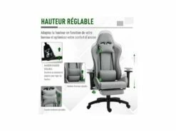 Fauteuil De Bureau FORD Gris -mobilier de bureau Shop siege de bureau 19174157