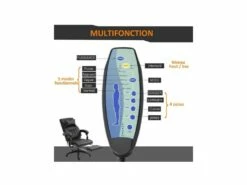 Fauteuil De Bureau Relaxant VADOR Noir -mobilier de bureau Shop siege de bureau 19174265