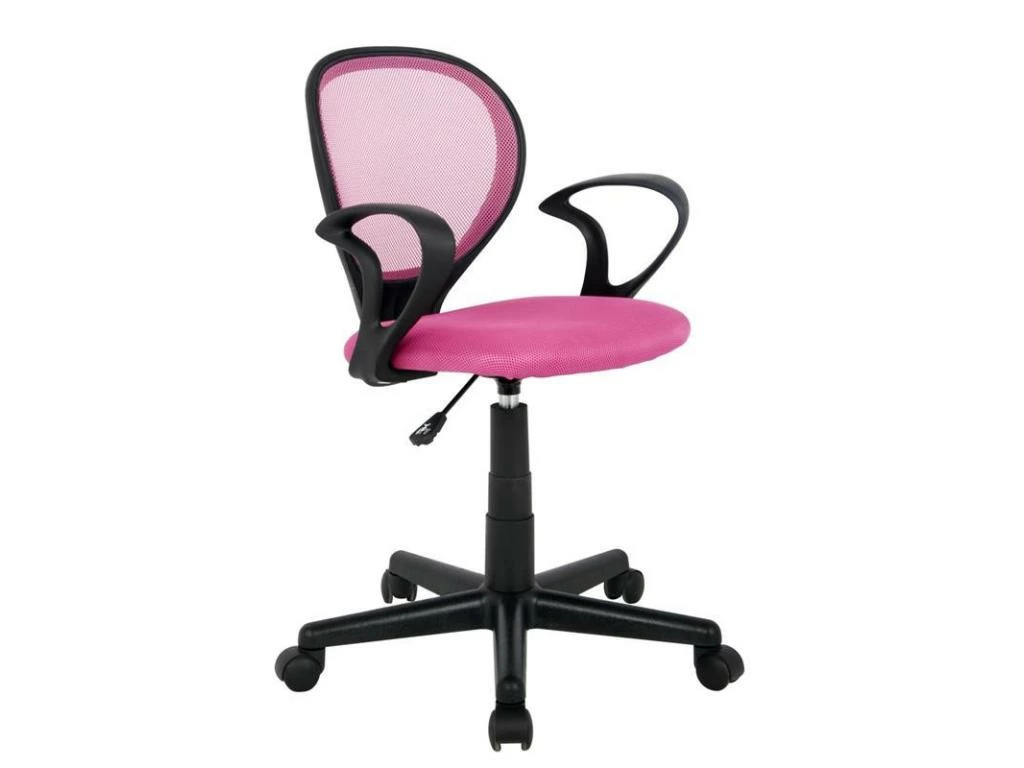 Chaise De Bureau Zoe Rose/Noire 1 Chaise De Bureau Zoe Rose/Noire