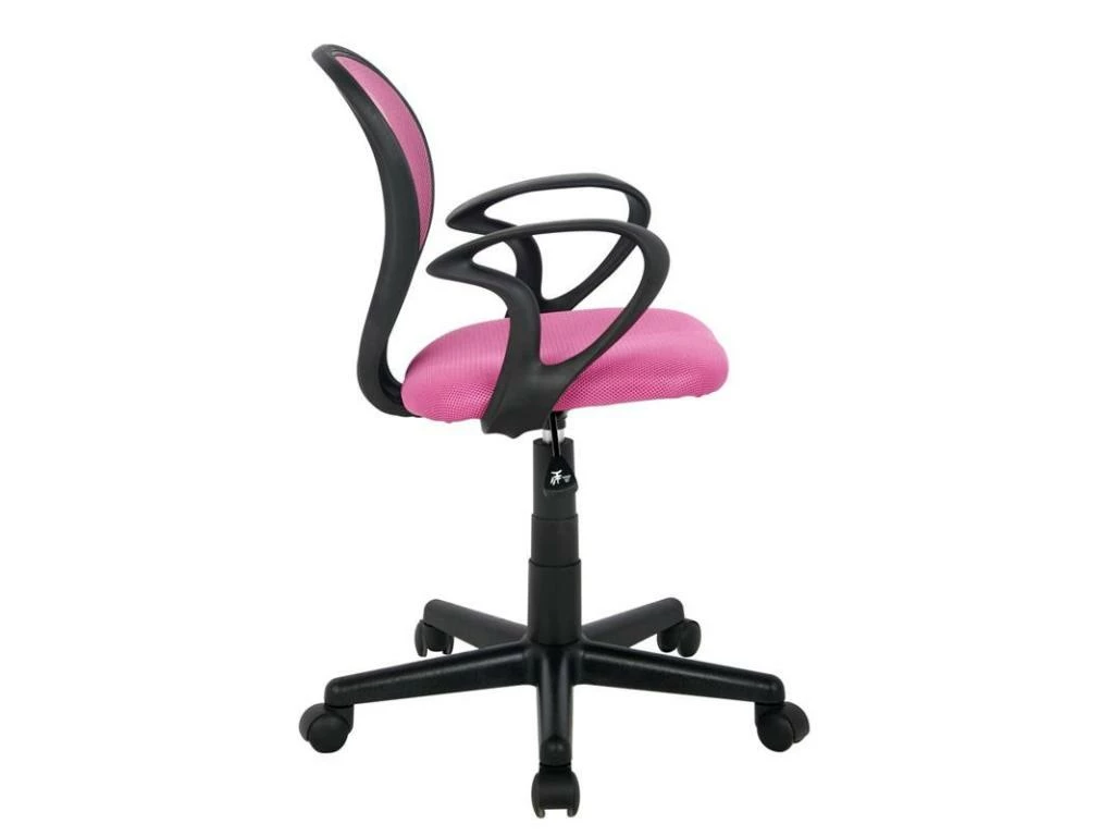 Chaise De Bureau Zoe Rose/Noire 2 Chaise De Bureau Zoe Rose/Noire – Image 2