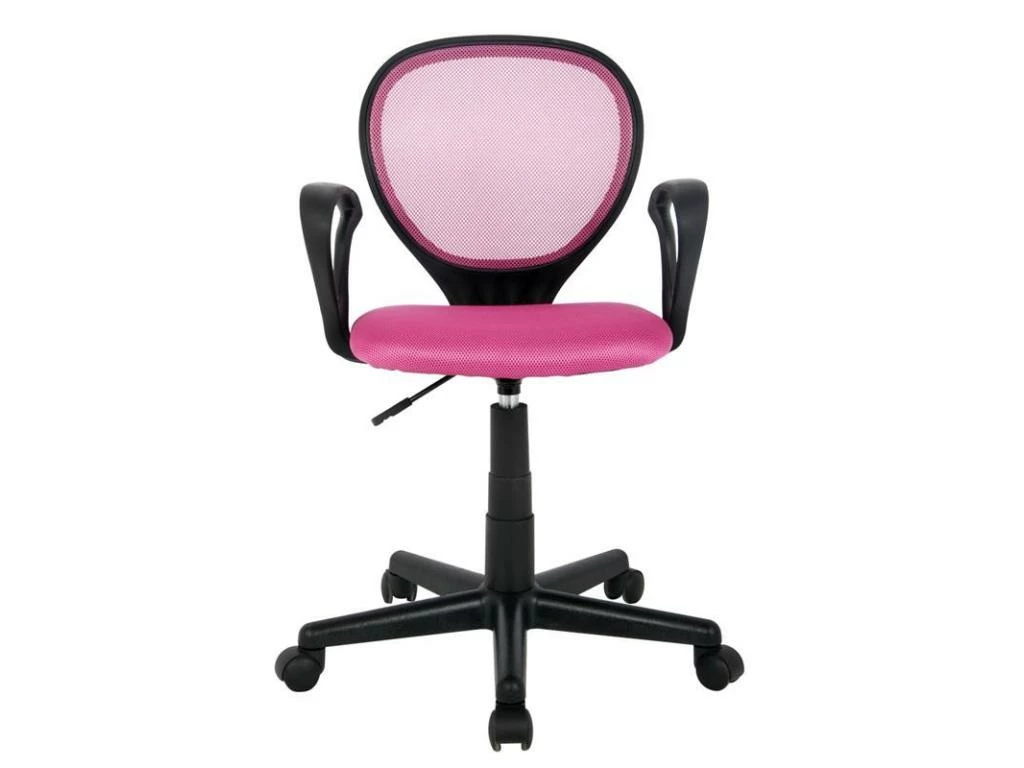 Chaise De Bureau Zoe Rose/Noire 3 Chaise De Bureau Zoe Rose/Noire – Image 3