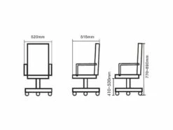 Chaise De Bureau Zoe Rose/Noire 7 Chaise De Bureau Zoe Rose/Noire -mobilier de bureau Shop siege de bureau 19174277