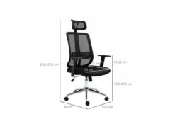 Fauteuil De Bureau KOREY Noir -mobilier de bureau Shop siege de bureau 19174283