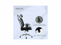 Fauteuil De Bureau KOREY Noir -mobilier de bureau Shop siege de bureau 19174287