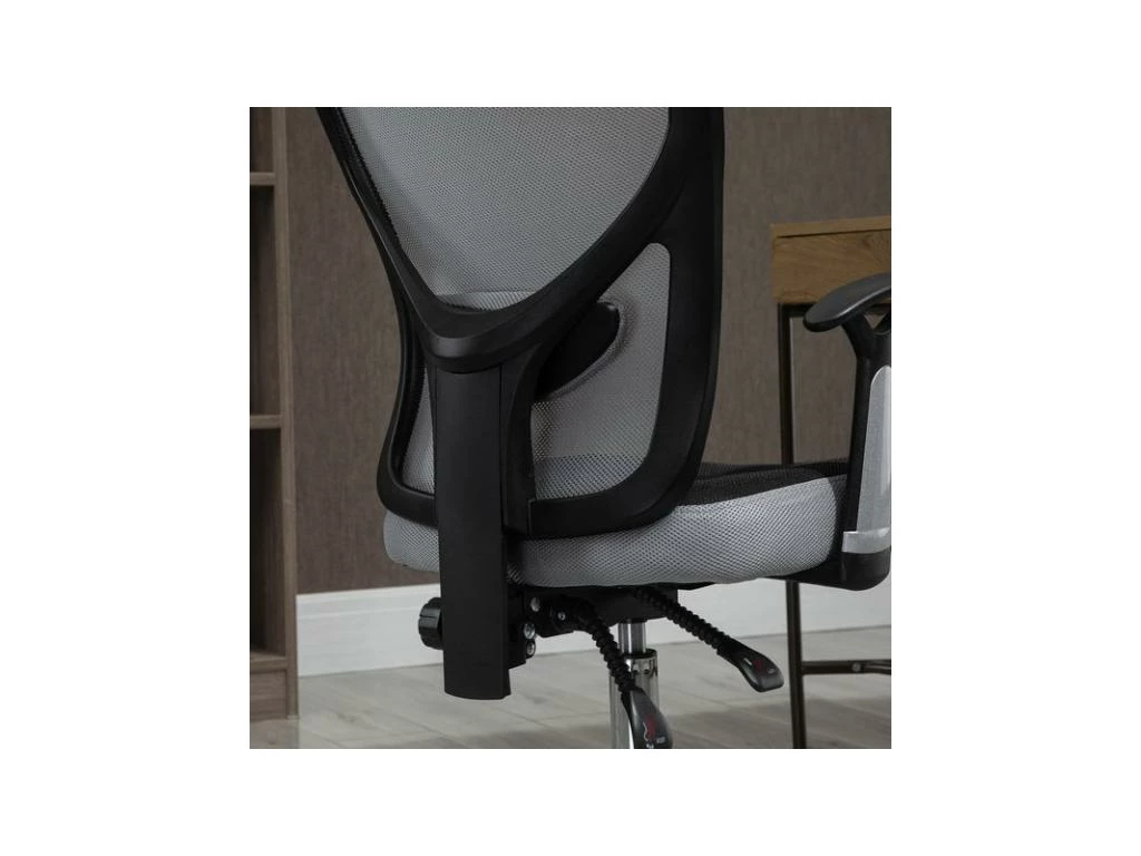 Fauteuil De Bureau GUS Gris Et Noir 7 Fauteuil De Bureau GUS Gris Et Noir – Image 7