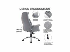 Fauteuil De Bureau Greg Gris -mobilier de bureau Shop siege de bureau 19174575