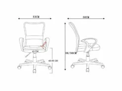 Chaise De Bureau Mio Rouge/Noire -mobilier de bureau Shop siege de bureau 19174593