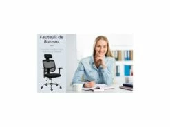 Chaise De Bureau REGAN Noire -mobilier de bureau Shop siege de bureau 19174741