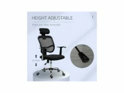 Chaise De Bureau REGAN Noire -mobilier de bureau Shop siege de bureau 19174749