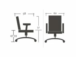 Chaise De Bureau Zadig - Noire -mobilier de bureau Shop siege de bureau 19187241