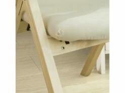 Chaise Pliante En Bois Avec Assise Rembourrée, Chaise Pliable Pour Cuisine, Bureau FST40-W SoBuy -mobilier de bureau Shop siege de bureau 19791649