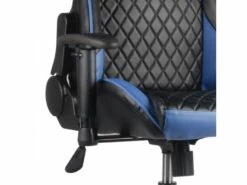 Fauteuil De Bureau Gaming Noir Et Bleu Dossier Inclinable - GAME OVER -mobilier de bureau Shop siege de bureau 19813501