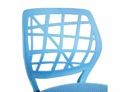 URBAN MEUBLE Chaise De Bureau Chaise De Bureau Hauteur Réglable Siège Pivotant En Tissu Chaise De Travail Ergonomique Sans Accoudoir, Bleu -mobilier de bureau Shop siege de bureau 20018733