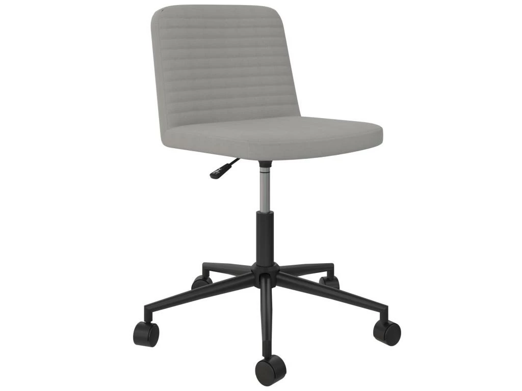 Chaise De Bureau En Simili Cuir Gris 1 Chaise De Bureau En Simili Cuir Gris