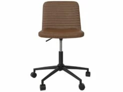 Chaise De Bureau En Simili Cuir Camel -mobilier de bureau Shop siege de bureau 21587309