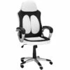 Niro Chaise Gamer PU Noir Blanc