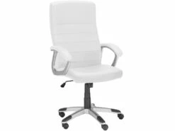 Chaise De Bureau Willis PU Blanc