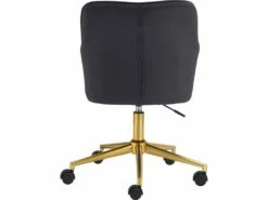 Chaise De Bureau Caspar Gris/Or -mobilier de bureau Shop siege de bureau 21700717