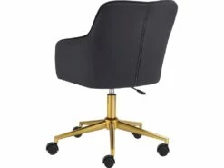 Chaise De Bureau Caspar Gris/Or -mobilier de bureau Shop siege de bureau 21700719