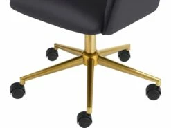 Chaise De Bureau Caspar Gris/Or -mobilier de bureau Shop siege de bureau 21700721