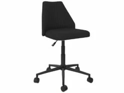 Chaise De Bureau En Lin Gris