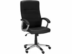 Chaise De Bureau Willis PU Noir -mobilier de bureau Shop siege de bureau 21700983