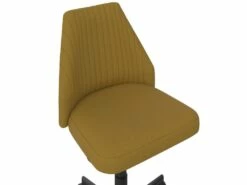 Chaise De Bureau En Lin Moutarde 13 Chaise De Bureau En Lin Moutarde -mobilier de bureau Shop siege de bureau 21701067