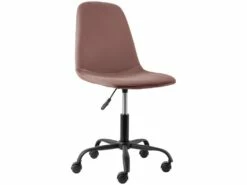 Chaise De Bureau En Velours Rose -mobilier de bureau Shop siege de bureau 21701107