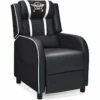 Fauteuil Pour Gaming Extensible Avec Repose-pied Et Coussin Lombaire, En Pu