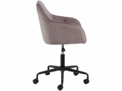 Brooke Chaise De Bureau En Velours, Rose. -mobilier de bureau Shop siege de bureau 22043593