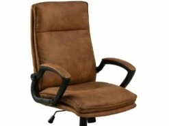 Brad Chaise De Bureau Avec Accoudoirs, Marron. -mobilier de bureau Shop siege de bureau 22043627