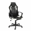 KAYELLES Fauteuil Gamer Hauteur Réglable Et Basculant SENA (noir Blanc)