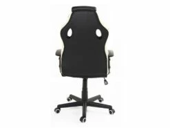 KAYELLES Fauteuil Gamer Hauteur Réglable Et Basculant SENA (noir Blanc) -mobilier de bureau Shop siege de bureau 22100603