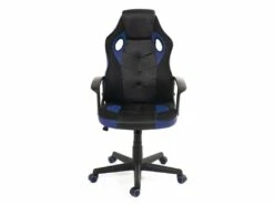 KAYELLES Fauteuil Gamer Hauteur Réglable Et Basculant SENA (noir Bleu) -mobilier de bureau Shop siege de bureau 22100613